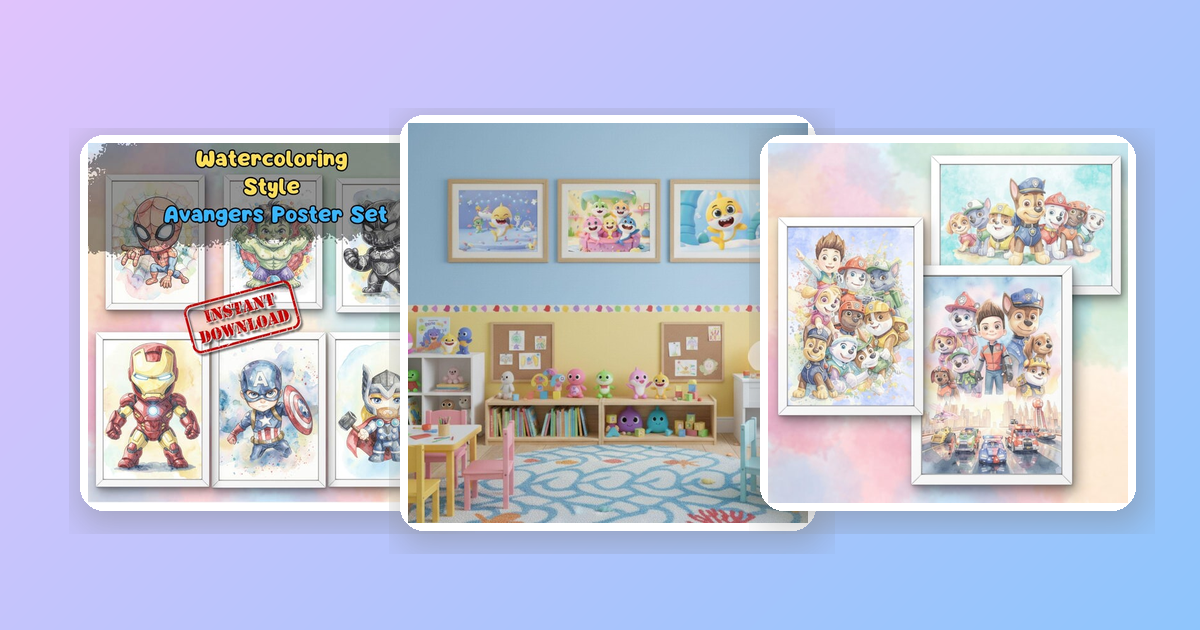 How to Decorate a Nursery or Kids Room with Printable Wall Art (Complete Guide)