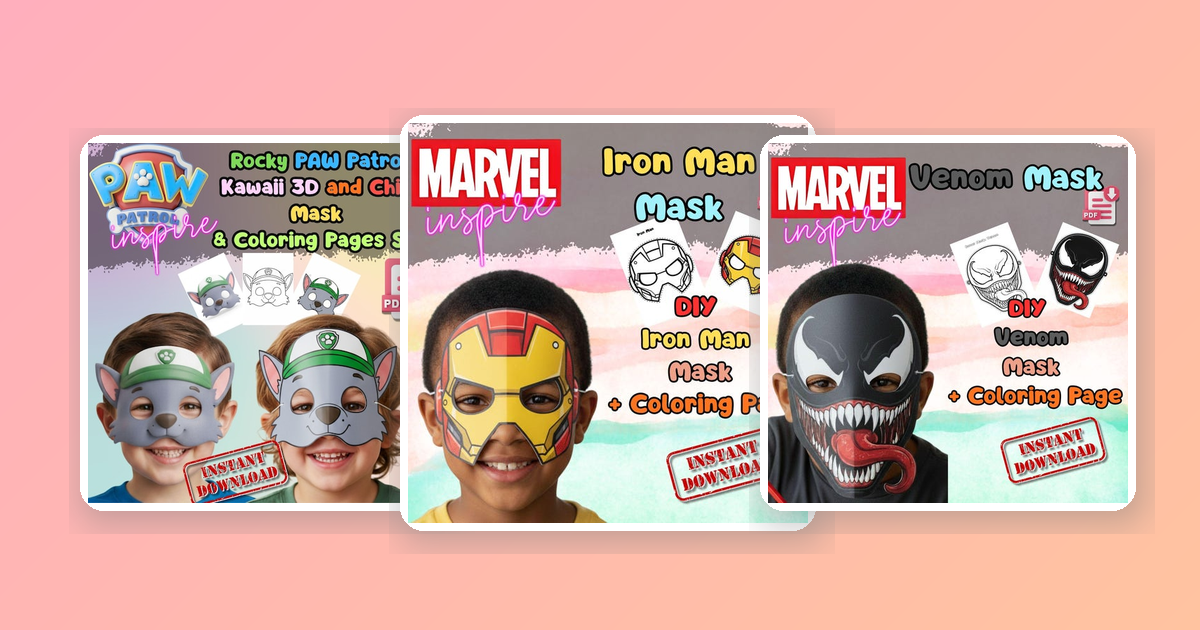 Screen-Free Imaginative Play: How to Keep Kids Entertained on Rainy Days with Printable Crafts